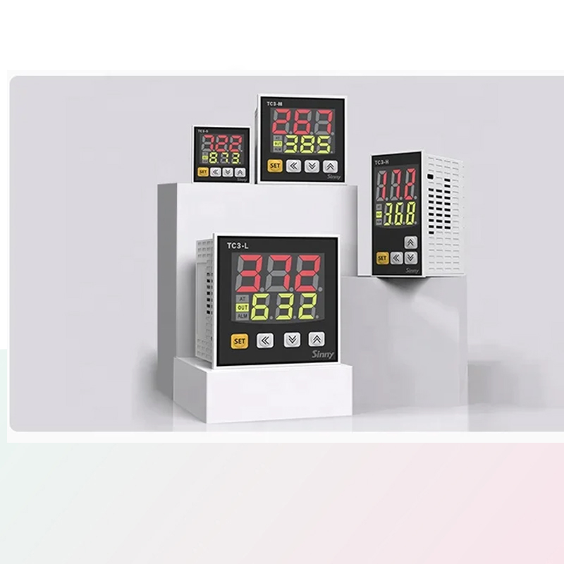 3 رقم مزدوج العرض PID متحكم درجة الحرارة المبرمج